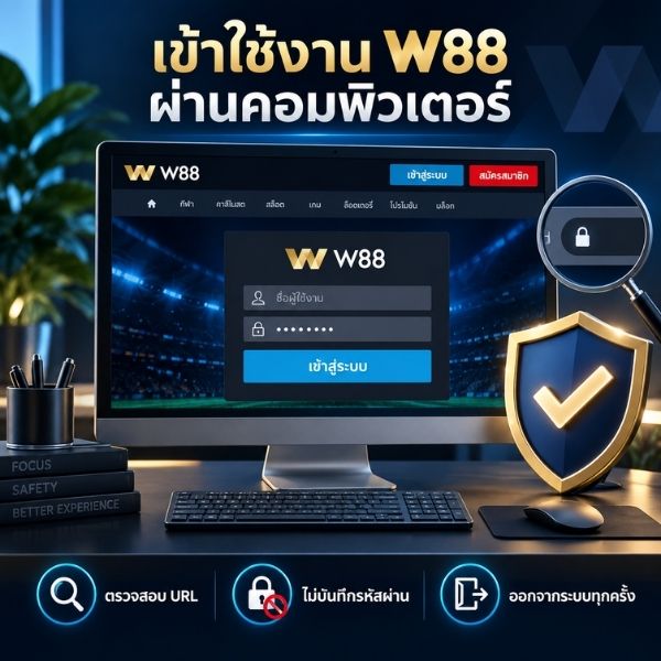 เข้า W88 ผ่านพีซี